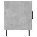 Casa si Gradina - Mobilier - Comode si corpuri - Noptiere - Noptiere, 2 buc., gri beton, 40x40x50 cm, lemn compozit - Infinity.ro