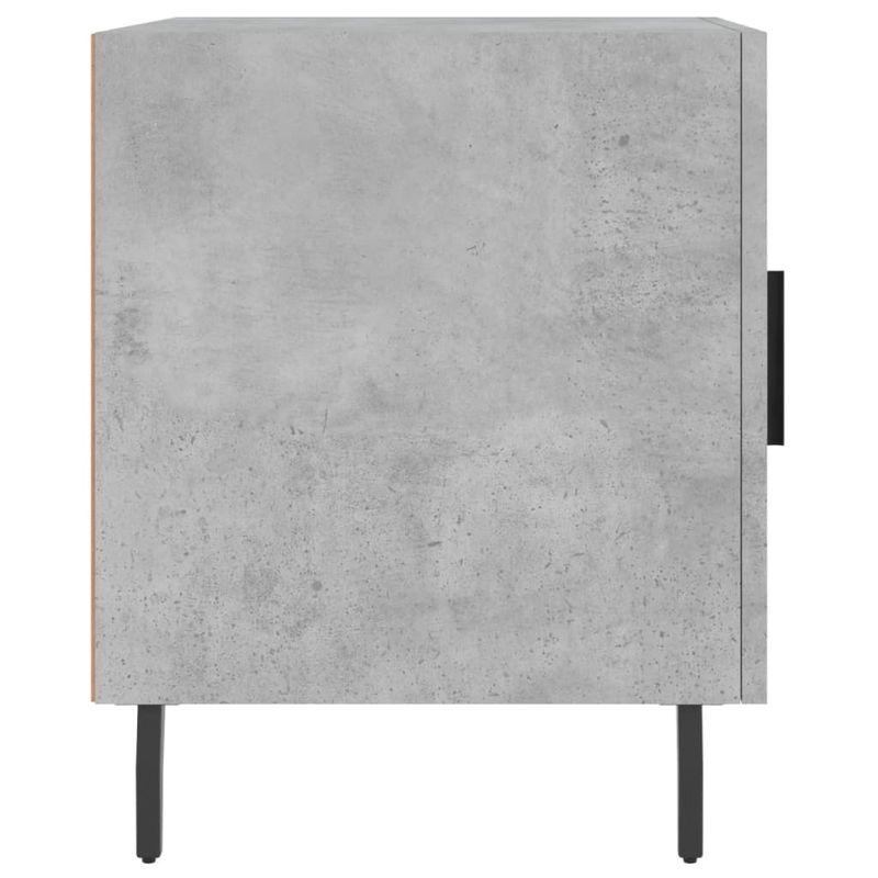 Casa si Gradina - Mobilier - Comode si corpuri - Noptiere - Noptiere, 2 buc., gri beton, 40x40x50 cm, lemn compozit - Infinity.ro