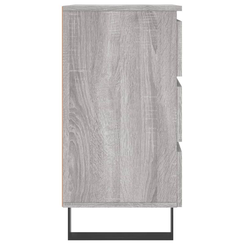 Casa si Gradina - Mobilier - Comode si corpuri - Noptiere - Noptiere, 2 buc., gri sonoma, 40x35x69 cm, lemn compozit - Infinity.ro
