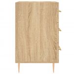 Casa si Gradina - Mobilier - Comode si corpuri - Noptiere - Noptiera, stejar sonoma, 40x40x66 cm, lemn compozit - Infinity.ro