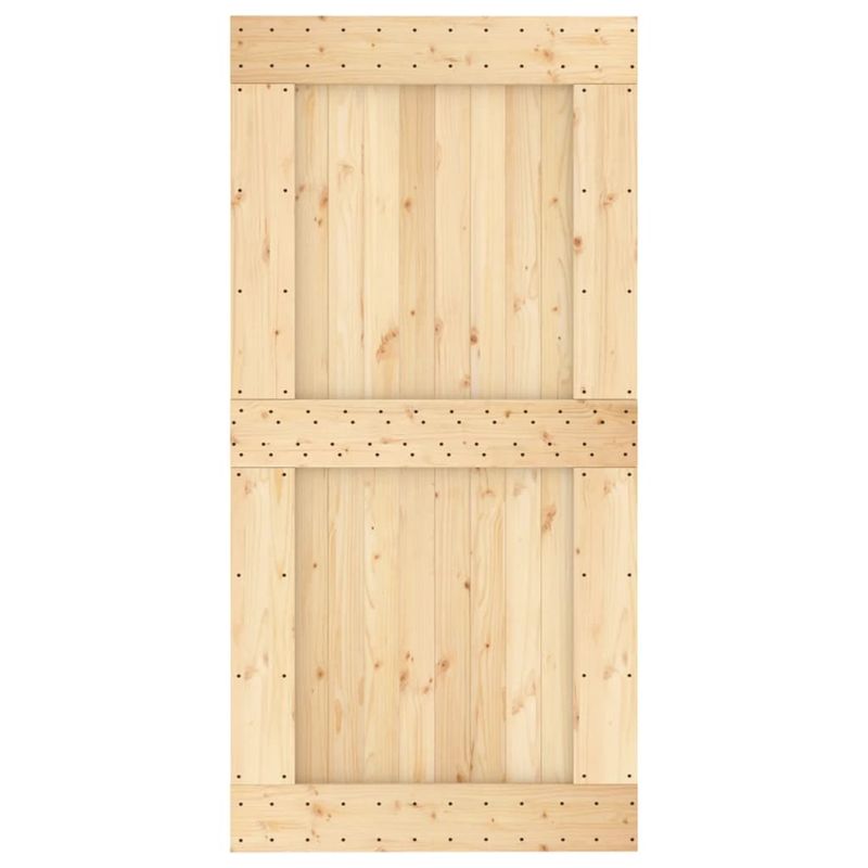 Casa si Gradina - Constructii - Usi interior, exterior si garaj - Usi interior - Usa glisanta cu set feronerie, 100x210 cm, lemn masiv de pin - Infinity.ro