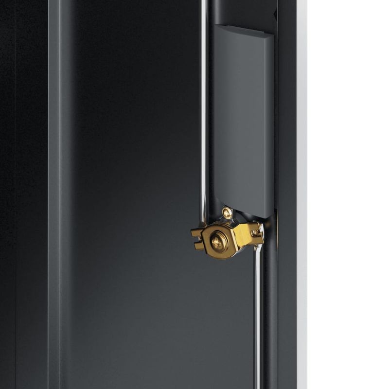 Casa si Gradina - Constructii - Depozitare, transport si protectie - Rafturi, fisete si vestiare - Fiset, antracit, 79x40x90 cm, otel - Infinity.ro