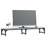 PC, gaming si accesorii - Desktop PC & monitoare - Accesorii monitoare - Suport pentru monitor, gri sonoma, 105x23x15,5 cm lemn compozit - Infinity.ro