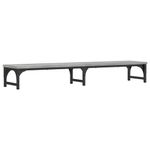 PC, gaming si accesorii - Desktop PC & monitoare - Accesorii monitoare - Suport pentru monitor, gri sonoma, 105x23x15,5 cm lemn compozit - Infinity.ro