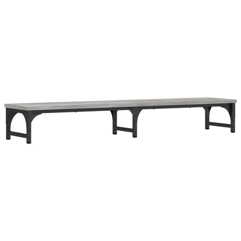 PC, gaming si accesorii - Desktop PC & monitoare - Accesorii monitoare - Suport pentru monitor, gri sonoma, 105x23x15,5 cm lemn compozit - Infinity.ro