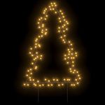 Casa si Gradina - Decoratiuni - Decoratiuni de sezon - Decoratiune brad cu lumini de Crăciun cu tarusi, 115 LED, 90 cm, model fără panglică - Infinity.ro