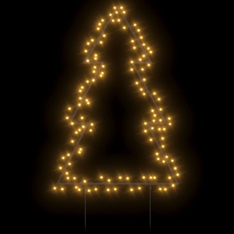 Casa si Gradina - Decoratiuni - Decoratiuni de sezon - Decoratiune brad cu lumini de Crăciun cu tarusi, 115 LED, 90 cm, model fără panglică - Infinity.ro