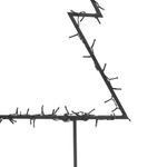 Casa si Gradina - Decoratiuni - Decoratiuni de sezon - Decoratiune brad cu lumini de Crăciun cu tarusi, 115 LED, 90 cm, model fără panglică - Infinity.ro