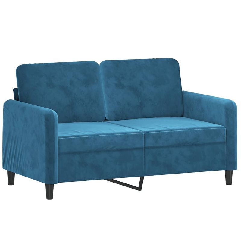 Casa si Gradina - Mobilier - Seturi de mobilier - Seturi living - Set de canapele, 3 piese, albastru, catifea - Infinity.ro