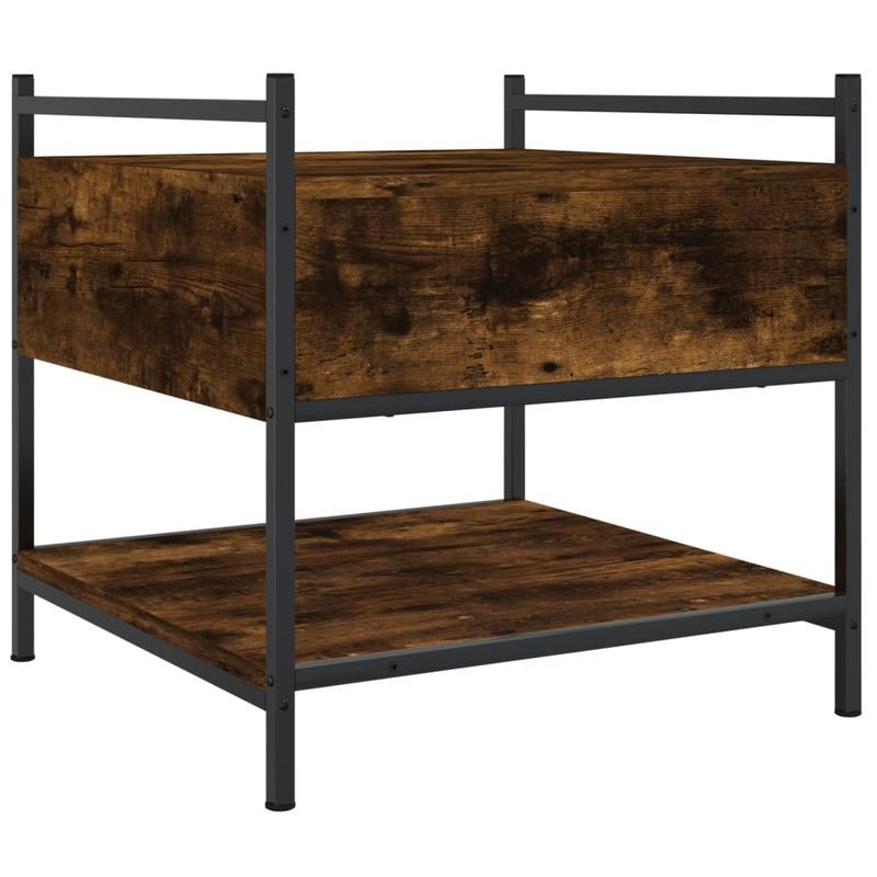 Casa si Gradina - Mobilier - Mese si birouri - Masute de cafea - Masuta de cafea, stejar fumuriu, 50x50x50 cm, lemn prelucrat - Infinity.ro