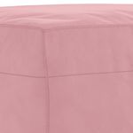 Casa si Gradina - Mobilier - Seturi de mobilier - Seturi living - Set canapea cu perne, 3 piese, roz, catifea - Infinity.ro