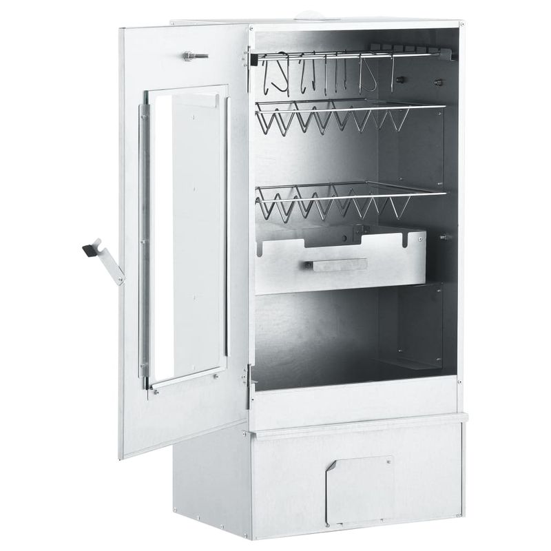 Casa si Gradina - Gradina si terasa - Gratare si accesorii - Gratare de gradina - Afumatoare cuptor/gratar, generator fum rece, otel galvanizat - Infinity.ro