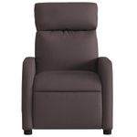 Casa si Gradina - Mobilier - Scaune si fotolii - Fotolii - Fotoliu rabatabil, maro inchis, material textil - Infinity.ro