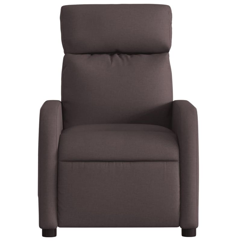 Casa si Gradina - Mobilier - Scaune si fotolii - Fotolii - Fotoliu rabatabil, maro inchis, material textil - Infinity.ro