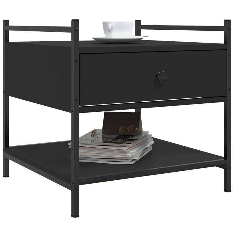 Casa si Gradina - Mobilier - Mese si birouri - Masute de cafea - Masuta de cafea, negru, 50x50x50 cm, lemn prelucrat - Infinity.ro