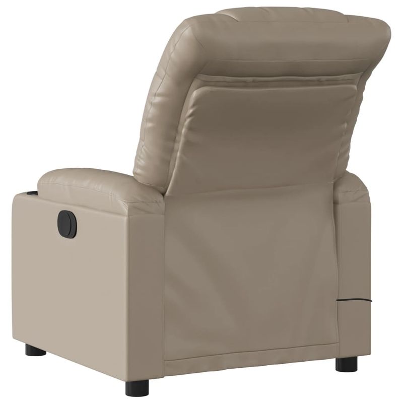Ingrijire personala si Cosmetice - Sanatate si wellness - Articole wellness - Fotolii de masaj - Fotoliu electric masaj rabatabil, cappuccino, piele ecologica - Infinity.ro