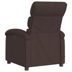 Ingrijire personala si Cosmetice - Sanatate si wellness - Articole wellness - Fotolii de masaj - Fotoliu electric de masaj rabatabil, maro inchis, textil - Infinity.ro