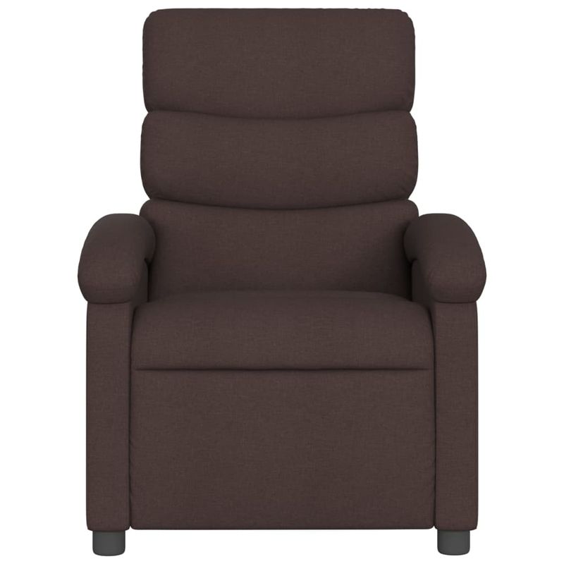 Ingrijire personala si Cosmetice - Sanatate si wellness - Articole wellness - Fotolii de masaj - Fotoliu electric de masaj rabatabil, maro inchis, textil - Infinity.ro