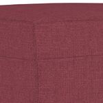 Casa si Gradina - Mobilier - Seturi de mobilier - Seturi living - Set canapea cu perne, 3 piese, rosu vin, material textil - Infinity.ro