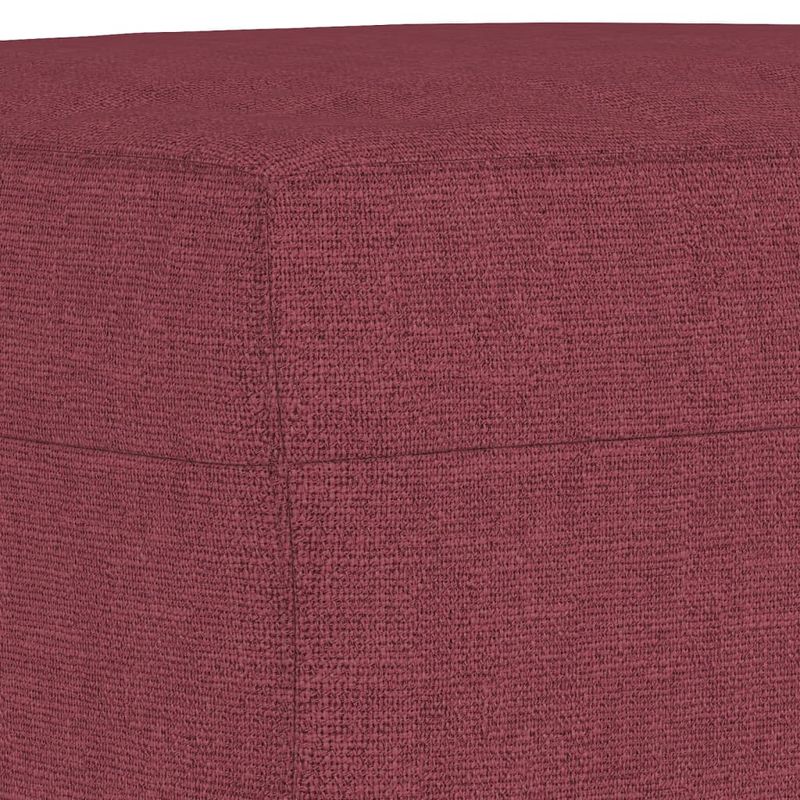 Casa si Gradina - Mobilier - Seturi de mobilier - Seturi living - Set canapea cu perne, 3 piese, rosu vin, material textil - Infinity.ro
