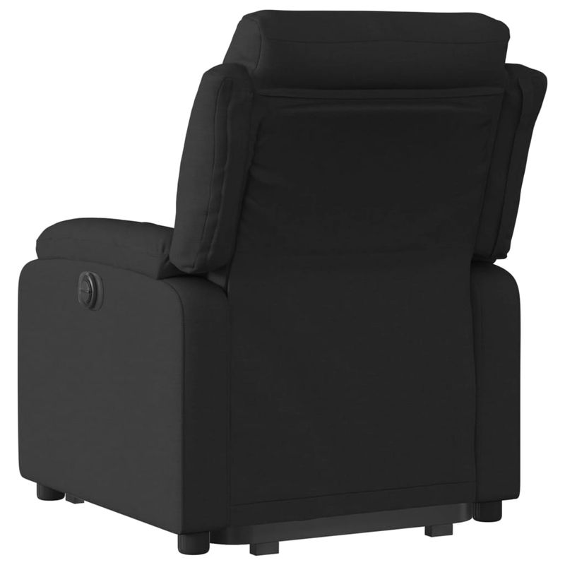 Casa si Gradina - Mobilier - Scaune si fotolii - Fotolii - Fotoliu rabatabil cu ridicare pe verticala, negru, textil - Infinity.ro