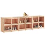 Casa si Gradina - Mobilier - Comode si corpuri - Corpuri bucatarie - Dulapuri de bucatarie de exterior, 3 buc., lemn masiv de pin - Infinity.ro