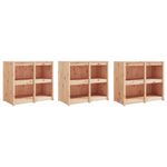Casa si Gradina - Mobilier - Comode si corpuri - Corpuri bucatarie - Dulapuri de bucatarie de exterior, 3 buc., lemn masiv de pin - Infinity.ro