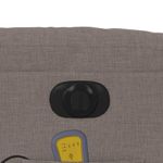 Ingrijire personala si Cosmetice - Sanatate si wellness - Articole wellness - Fotolii de masaj - Fotoliu electric de masaj rabatabil, gri taupe, textil - Infinity.ro