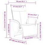 Ingrijire personala si Cosmetice - Sanatate si wellness - Articole wellness - Fotolii de masaj - Fotoliu de masaj rabatabil cu suport picioare, albastru, textil - Infinity.ro