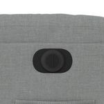 Casa si Gradina - Mobilier - Scaune si fotolii - Fotolii - Fotoliu electric rabatabil cu ridicare, gri deschis, textil - Infinity.ro