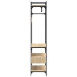 Casa si Gradina - Mobilier - Dulapuri si sifoniere - Sifoniere - Sifonier cu sertare stejar sonoma 89x39x184,5 cm lemn compozit - Infinity.ro