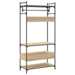 Casa si Gradina - Mobilier - Dulapuri si sifoniere - Sifoniere - Sifonier cu sertare stejar sonoma 89x39x184,5 cm lemn compozit - Infinity.ro