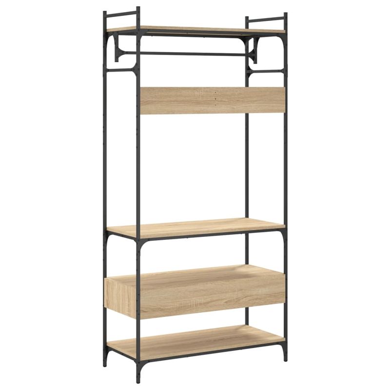 Casa si Gradina - Mobilier - Dulapuri si sifoniere - Sifoniere - Sifonier cu sertare stejar sonoma 89x39x184,5 cm lemn compozit - Infinity.ro