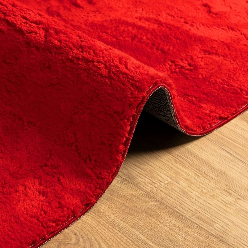Casa si Gradina - Textile si covoare - Covoare - Covoare casa - Covor HUARTE, fir scurt, moale si lavabil, rosu, 160x230 cm - Infinity.ro