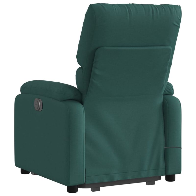 Ingrijire personala si Cosmetice - Sanatate si wellness - Articole wellness - Fotolii de masaj - Fotoliu electric masaj rabatabil / ridicare verde inchis textil - Infinity.ro