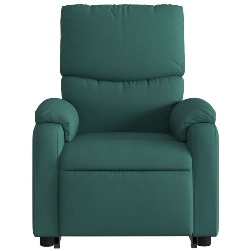 Ingrijire personala si Cosmetice - Sanatate si wellness - Articole wellness - Fotolii de masaj - Fotoliu electric masaj rabatabil / ridicare verde inchis textil - Infinity.ro