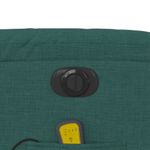 Ingrijire personala si Cosmetice - Sanatate si wellness - Articole wellness - Fotolii de masaj - Fotoliu electric masaj rabatabil / ridicare verde inchis textil - Infinity.ro