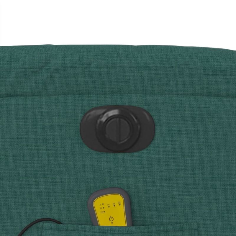 Ingrijire personala si Cosmetice - Sanatate si wellness - Articole wellness - Fotolii de masaj - Fotoliu electric masaj rabatabil / ridicare verde inchis textil - Infinity.ro