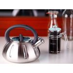 Casa si Gradina/Bucatarie si vesela/Vase pentru gatit/Ceainice si infuzoare - Ceainic din inox cu fluier 2.5 L(3 L), inductie, model dovlecel, AMBITION Melody - Infinity.ro