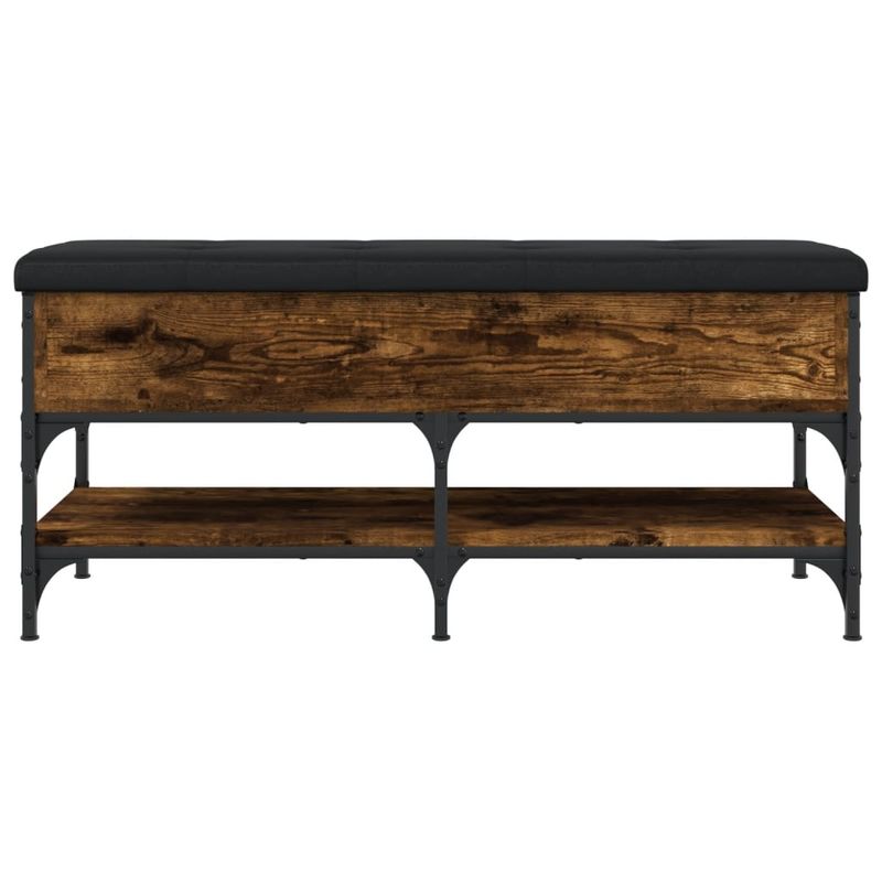 Casa si Gradina - Mobilier - Organizare si depozitare - Bancute - Banca de pantofi, stejar fumuriu, 102x42x45 cm, lemn prelucrat - Infinity.ro