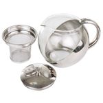 Casa si Gradina - Bucatarie si vesela - Vase pentru gatit - Ceainice si infuzoare - Ceainic sticla cu infuzor inox 1 L, AMBITION Lumen - Infinity.ro