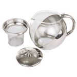 Casa si Gradina - Bucatarie si vesela - Vase pentru gatit - Ceainice si infuzoare - Ceainic sticla cu infuzor inox 0.9 L, AMBITION Lumen - Infinity.ro