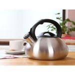 Casa si Gradina - Bucatarie si vesela - Vase pentru gatit - Ceainice si infuzoare - Ceainic din inox cu fluier 2.5 L(3 L), inductie, model bombat, AMBITION Melody - Infinity.ro