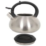 Casa si Gradina - Bucatarie si vesela - Vase pentru gatit - Ceainice si infuzoare - Ceainic din inox cu fluier 2.5 L(3 L), inductie, model bombat, AMBITION Melody - Infinity.ro