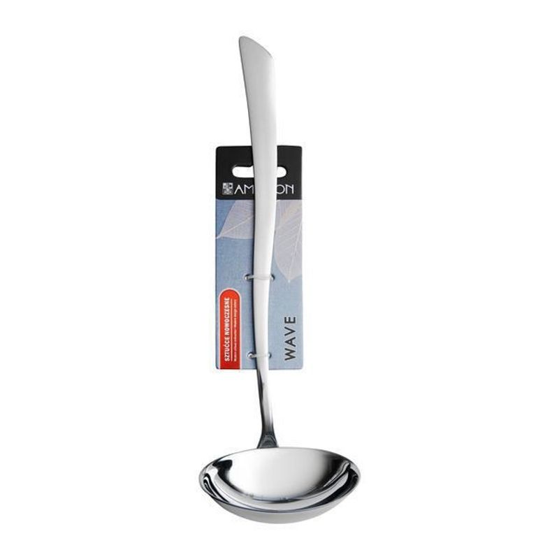 Casa si Gradina - Bucatarie si vesela - Ustensile bucatarie - Polonice, linguri si clesti de bucatarie - Polonic inox servire supa, AMBITION Wave - Infinity.ro