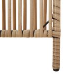 Casa si Gradina - Decoratiuni - Pereti despartitori si paravane - Separator de camera cu 3 panouri, bej, poliratan, model țesătură cu linii, mărime 147x180 cm - Infinity.ro