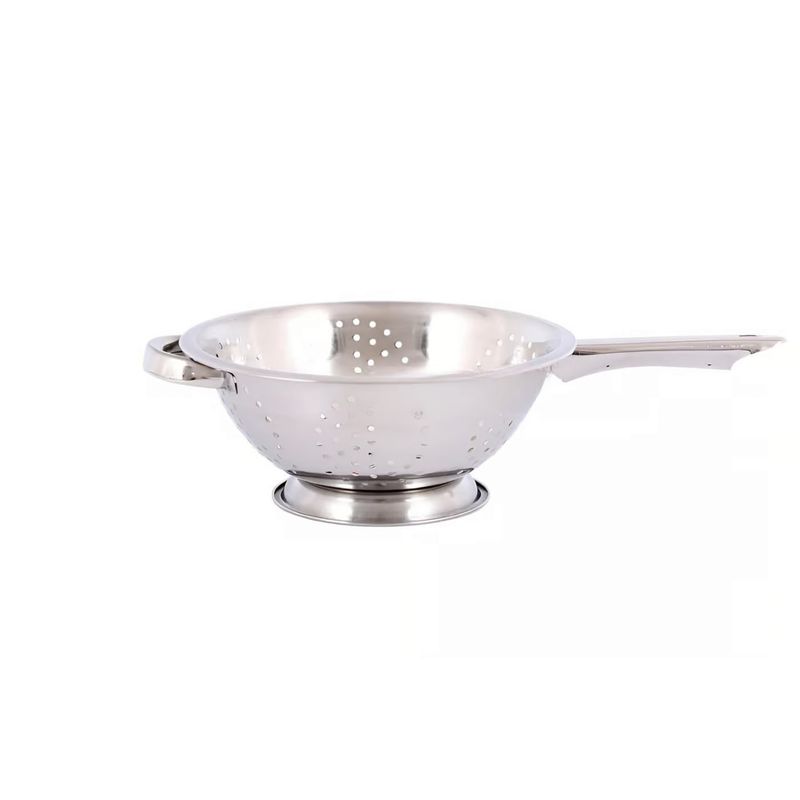 Casa si Gradina - Bucatarie si vesela - Ustensile bucatarie - Site bucatarie, strecuratori si accesorii - Strecuratoare inox cu maner 24 cm, DOMOTTI Kapimex - Infinity.ro