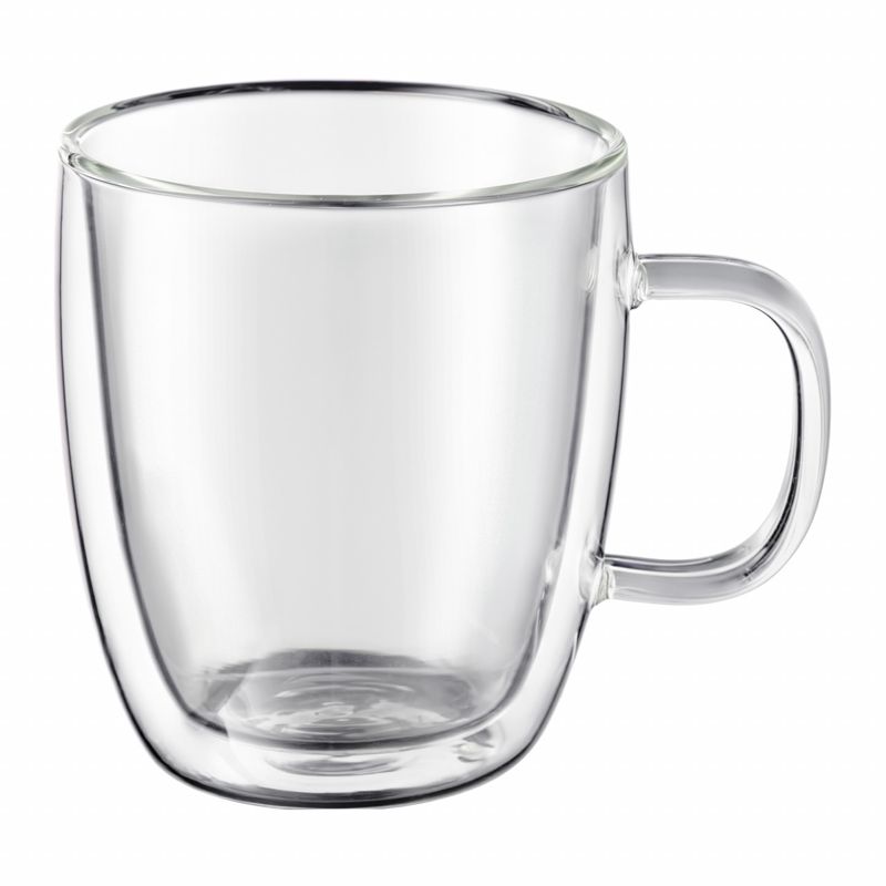 Casa si Gradina - Bucatarie si vesela - Cani si pahare - Cani si cesti - Set 2 cesti 350 ml, sticla termorezistenta, AMBITION Mia - Infinity.ro