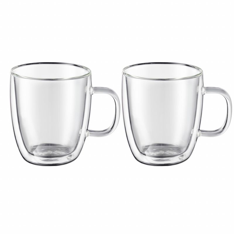 Casa si Gradina - Bucatarie si vesela - Cani si pahare - Cani si cesti - Set 2 cesti 350 ml, sticla termorezistenta, AMBITION Mia - Infinity.ro