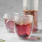 Casa si Gradina - Bucatarie si vesela - Cani si pahare - Cani si cesti - Set 2 cesti 350 ml, sticla termorezistenta, AMBITION Mia - Infinity.ro